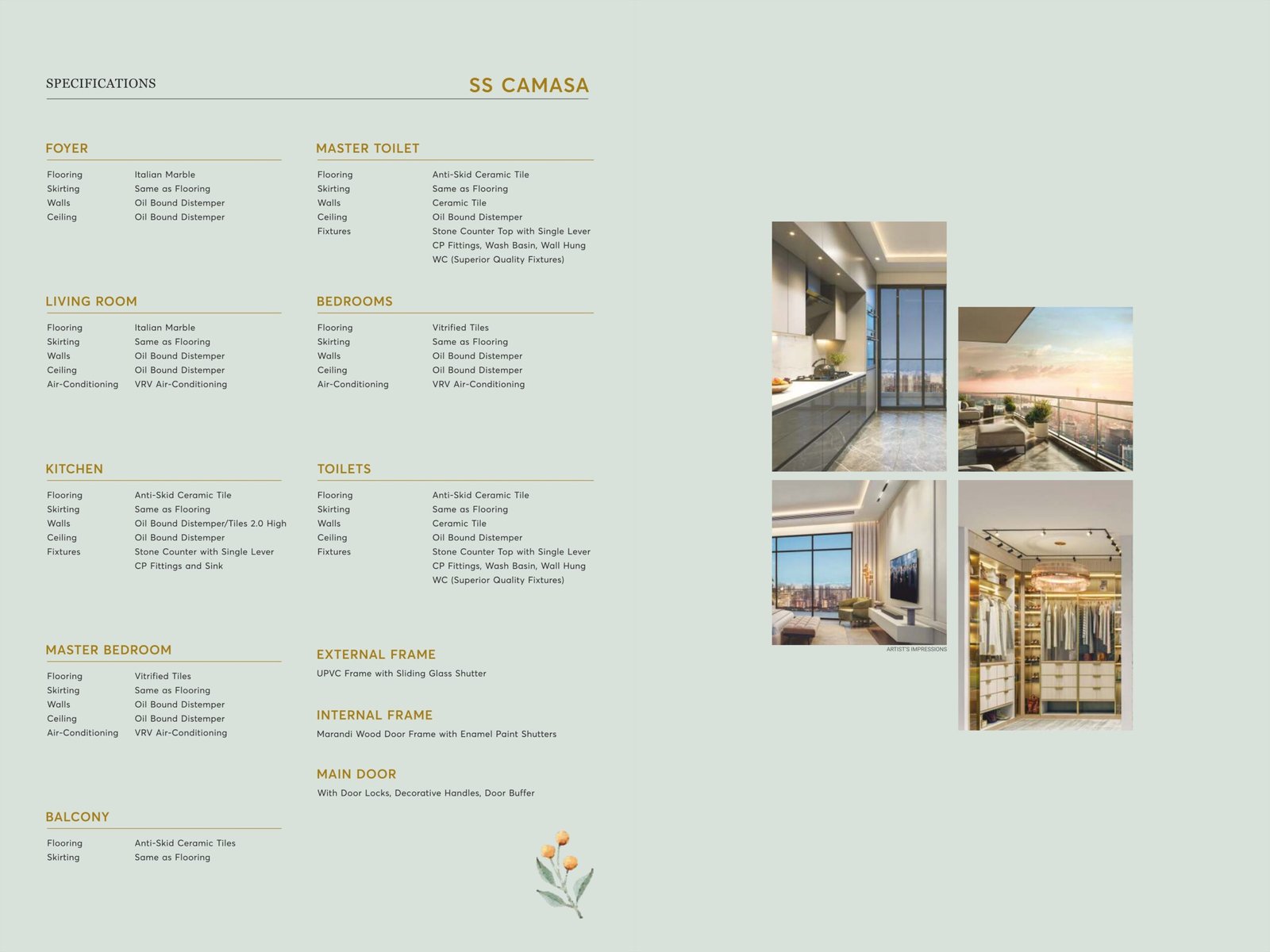 SS Camasa Sector 90 New Gurgaon 4BHK Apartments - Realty Hunting