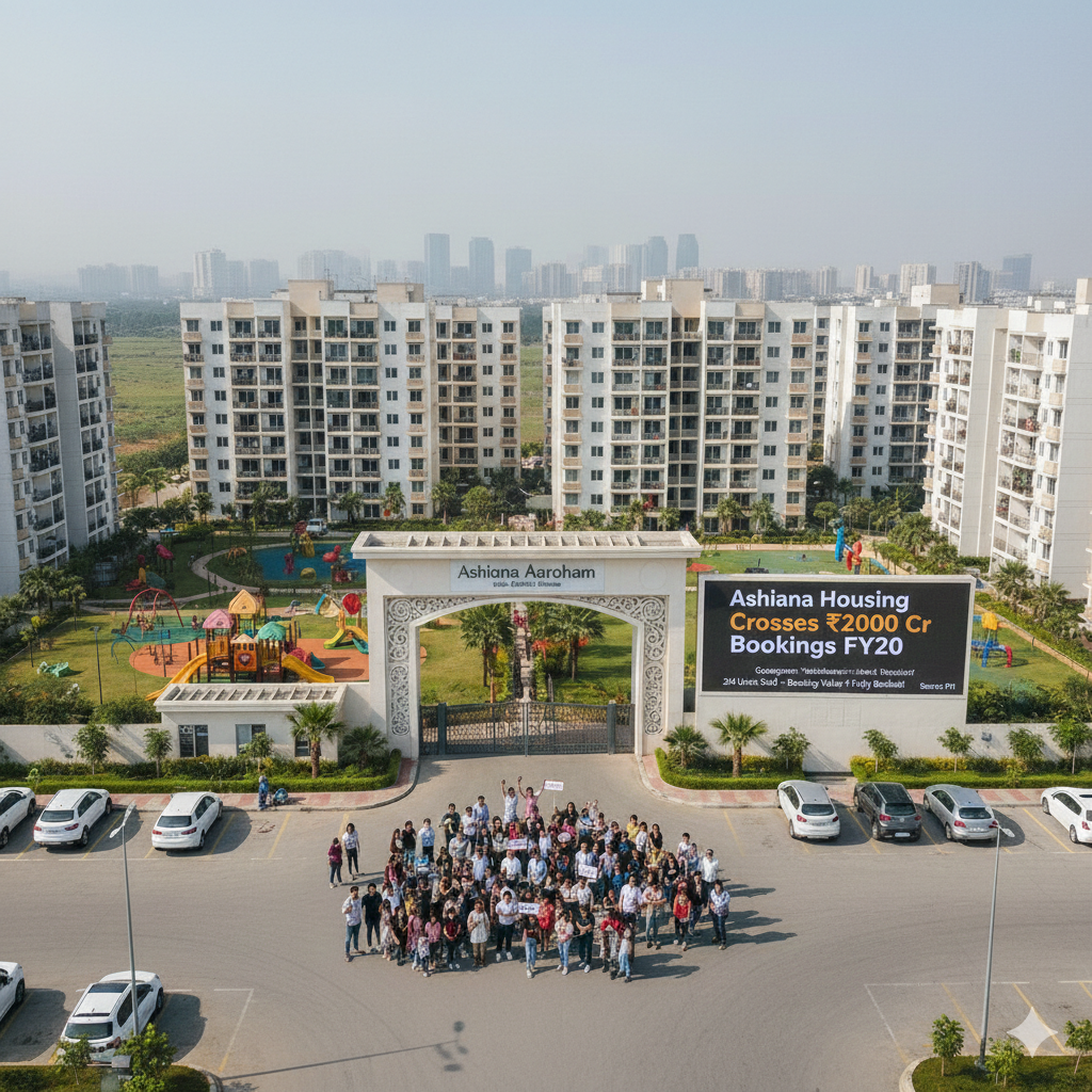 Ashiana Housing sells 242 units in Gurugram project, booking value at INR 767 crore - Realty Hunting Gemini Generated Image ct4ulnct4ulnct4u