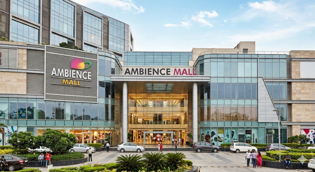 Ambience Mall Gurgaon NH-8 Delhi / Gurgaon — not just shopping Mall - Realty Hunting Gemini Generated Image h8k685h8k685h8k6