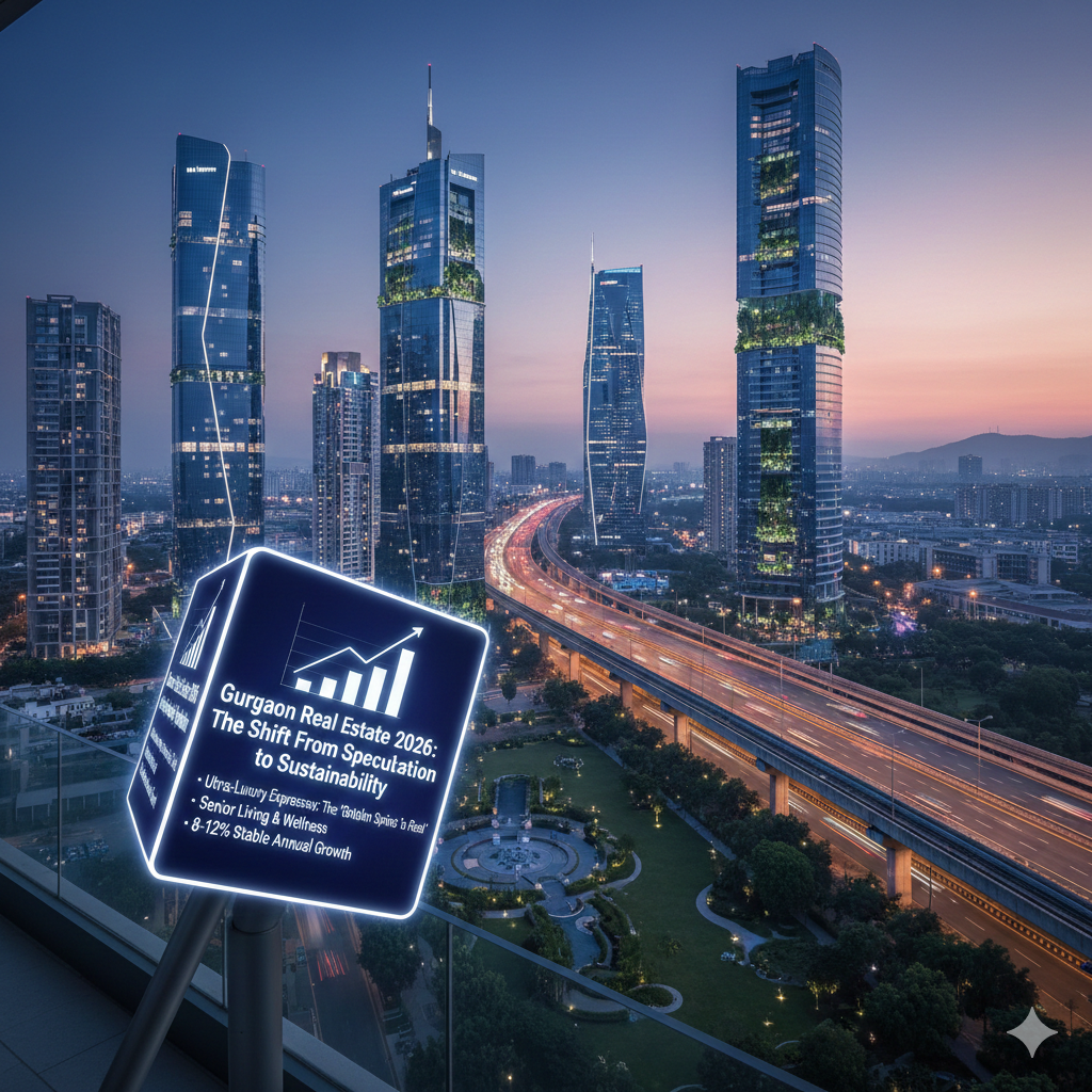 Gurgaon Real Estate Market - Realty Hunting Gemini Generated Image j72dwqj72dwqj72d