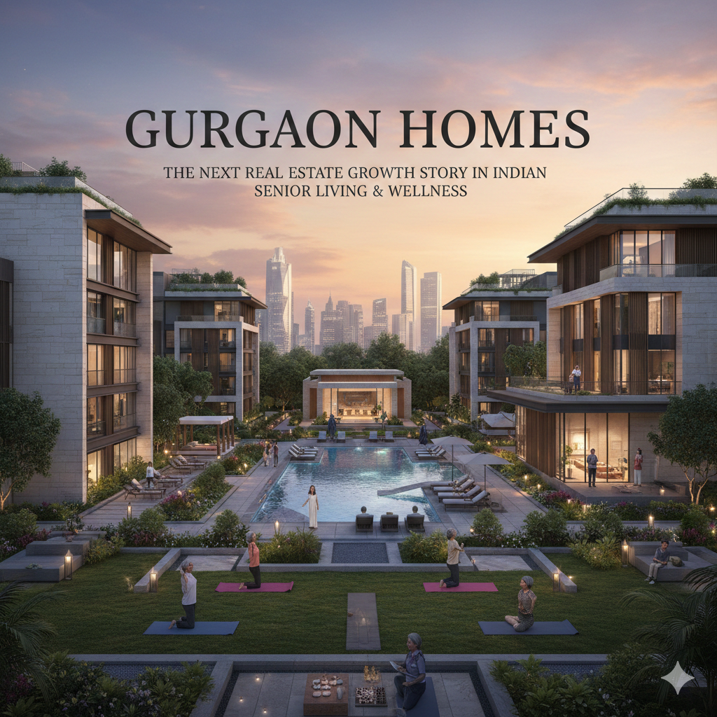 Gurgaon Homes- The Next Real Estate Growth Story In Indian Senior Living & Wellness - Realty Hunting Gemini Generated Image ptfwz0ptfwz0ptfw