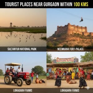 Tourist places near Gurgaon within 100 kms