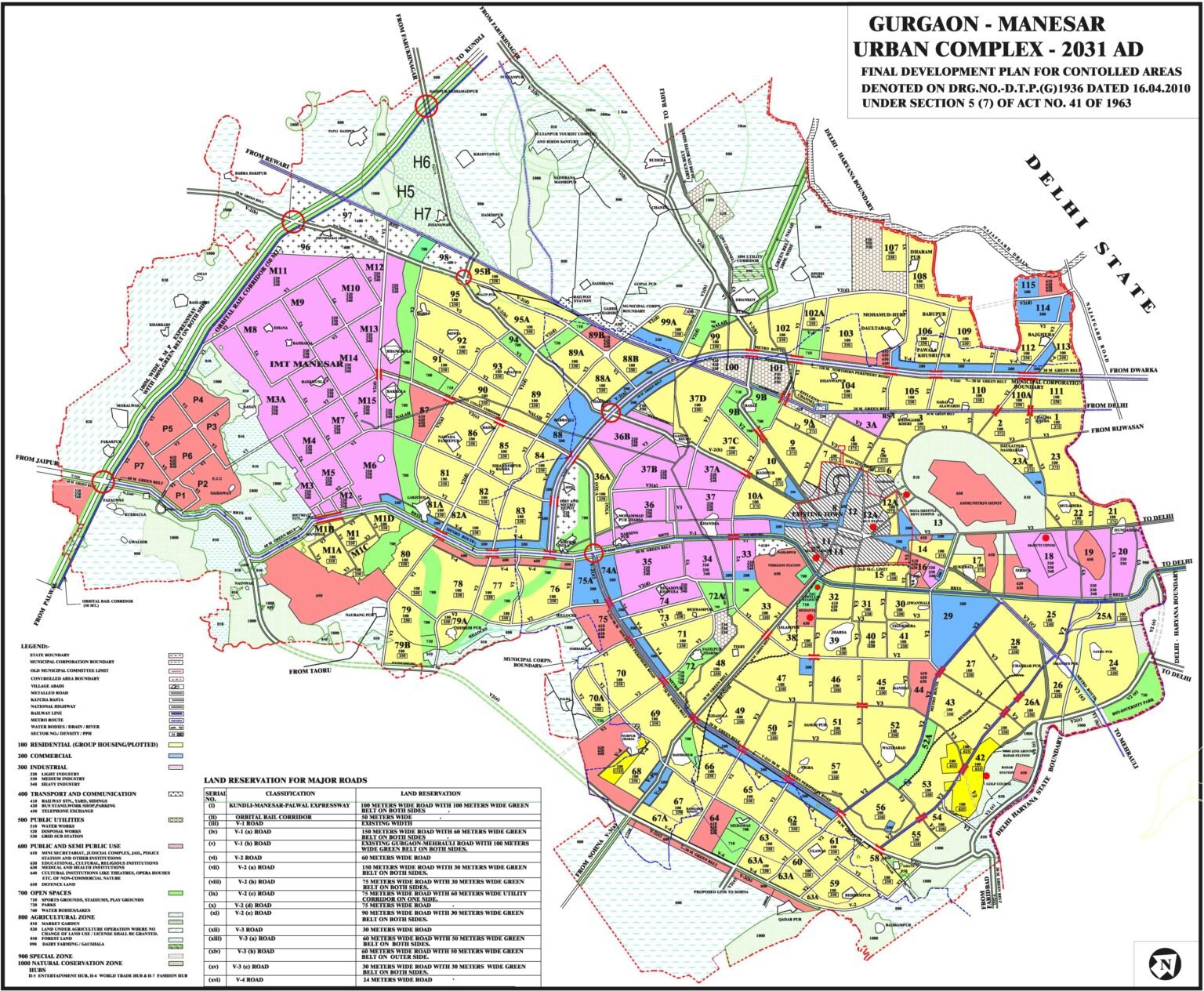 Gurgaon Master Plan | 2031, 2041 Pdf free download