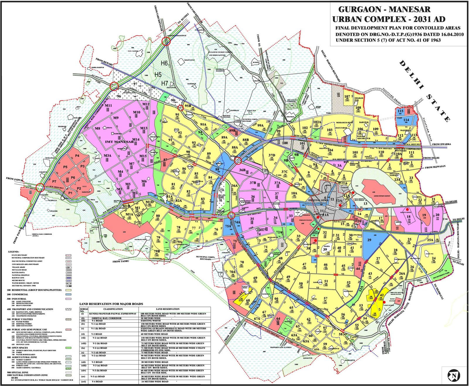 Gurgaon Master Plan | 2031, 2041 Pdf free download - Realty Hunting gurgaon master plan 2031 page 0001 scaled