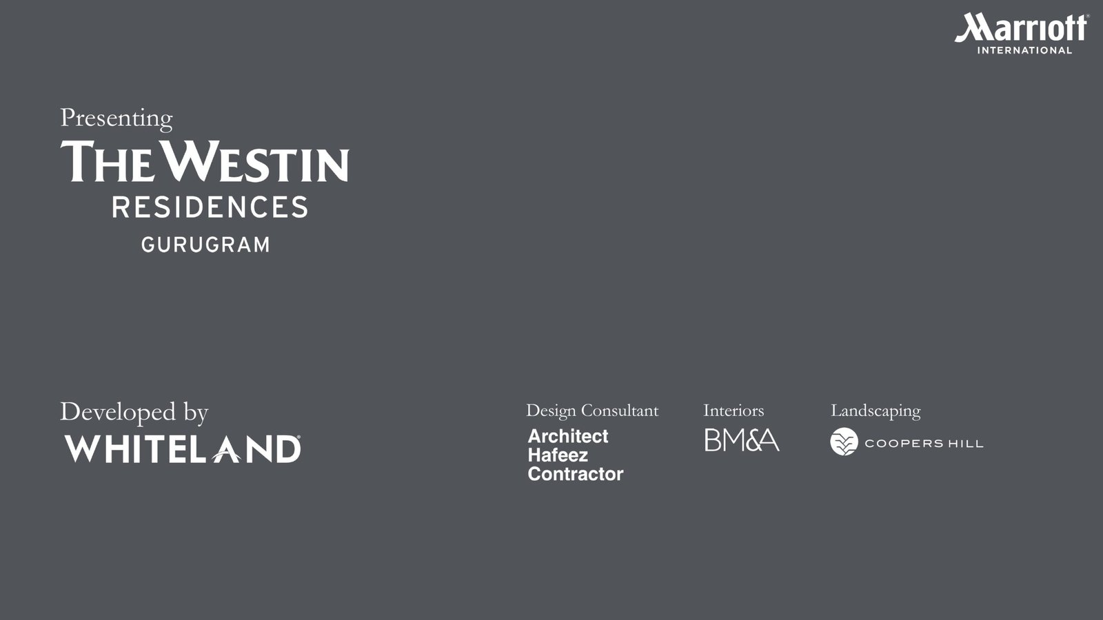 Westin Residences Gurgaon Dwarka Expressway Sector 103 by Whiteland Developers