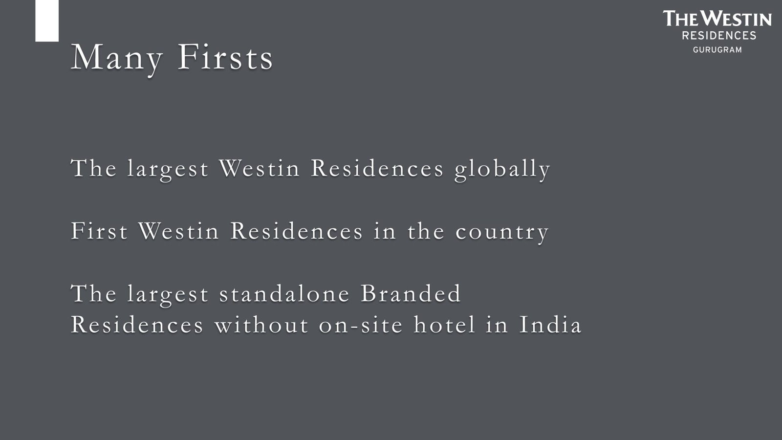 Westin Residences Gurgaon Dwarka Expressway Sector 103 by Whiteland Developers