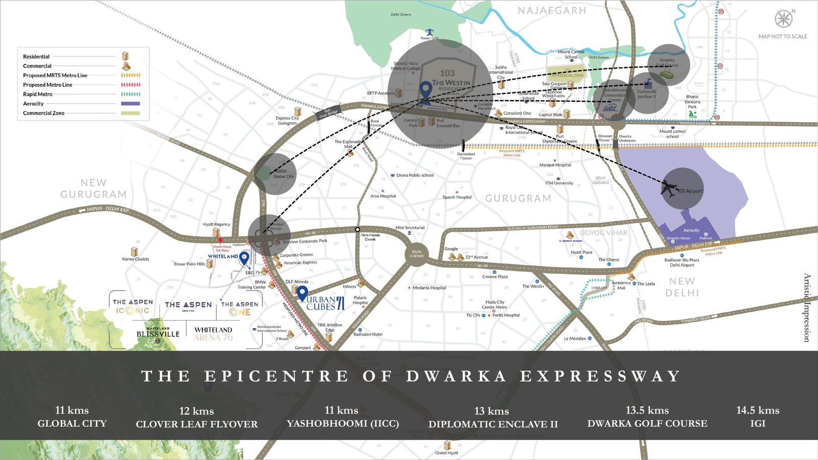 Westin Residences Gurgaon Dwarka Expressway Sector 103 by Whiteland Developers