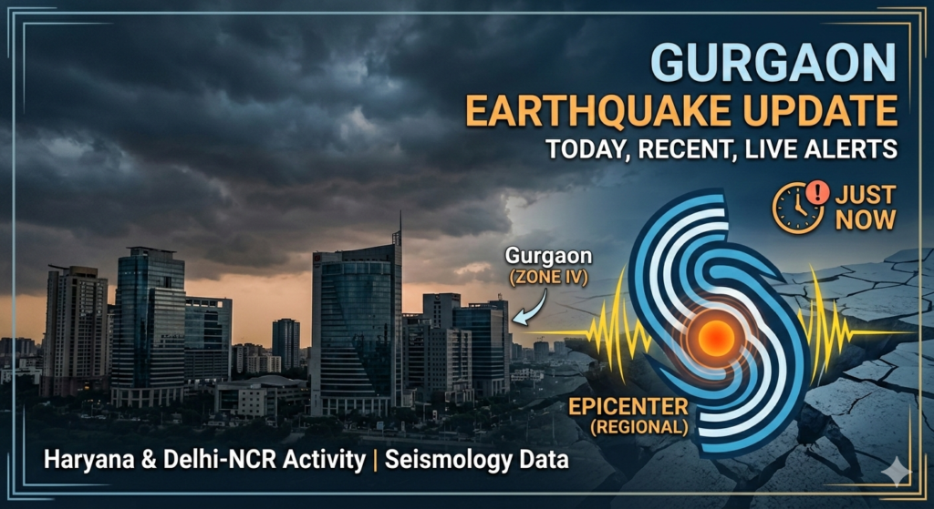 Earthquake Gurgaon | today timing, Now, Live, yesterday , Just Now