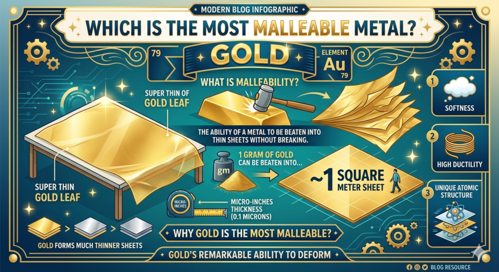Which is the most malleable metal - Realty Hunting Gemini Generated Image 3k84pj3k84pj3k84