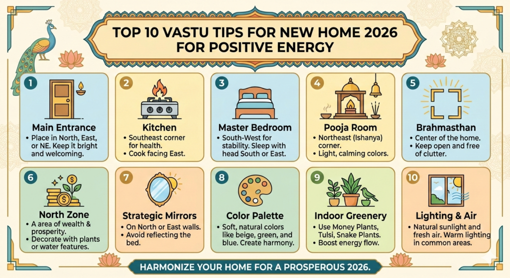 Positive Energy: Vastu Tips for New Home 2026 – Top 10 - Realty Hunting Gemini Generated Image 5u8dx5u8dx5u8dx5