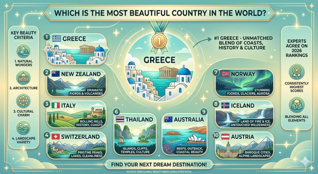 Which is the most beautiful country in the world - Realty Hunting Gemini Generated Image budjfbudjfbudjfb