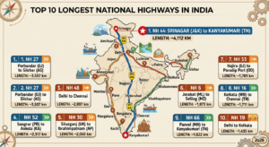 World longest highway in india