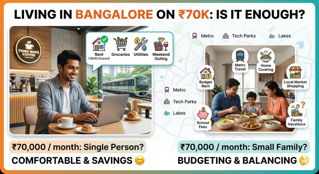 Is 70k enough to live in Bangalore