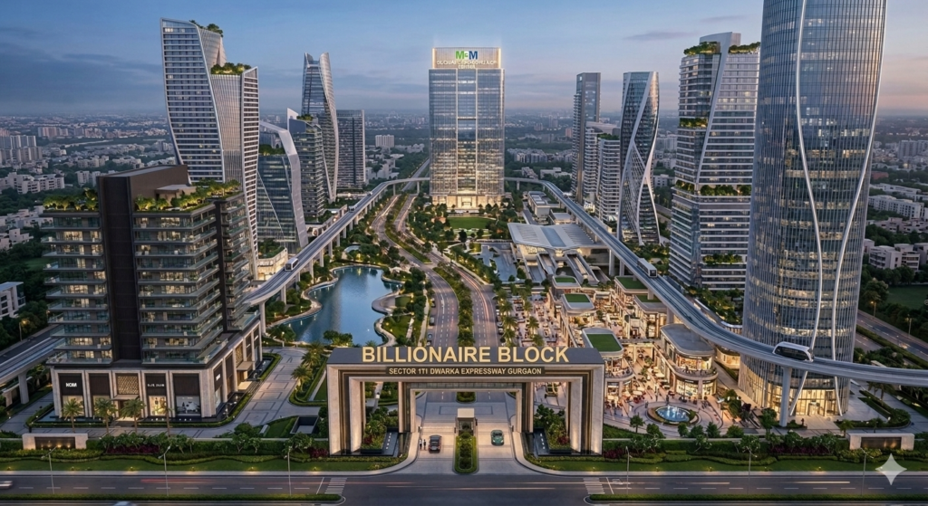 M3M Billionaire Block Sector 111 Dwarka Expressway Gurgaon - Realty Hunting Gemini Generated Image lh6xvclh6xvclh6x