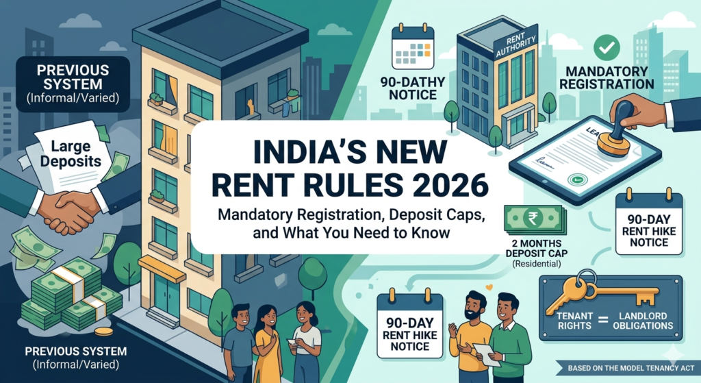 India’s New Rent Rules 2026: Mandatory Registration, Deposit Caps, and What You Need to Know