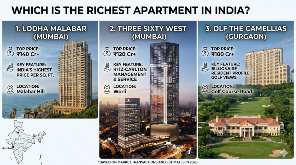 Which is the Richest Apartment in India - Realty Hunting Gemini Generated Image owuc0towuc0towuc