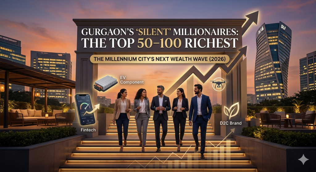 Top 50 to100 richest person in Gurgaon