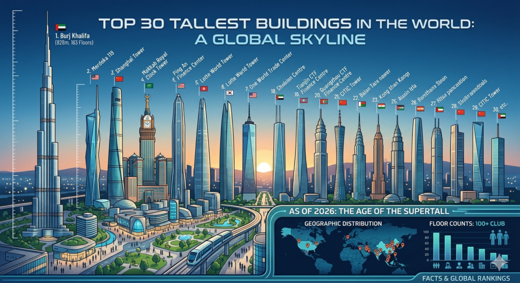 Top 30 Tallest Building in the world