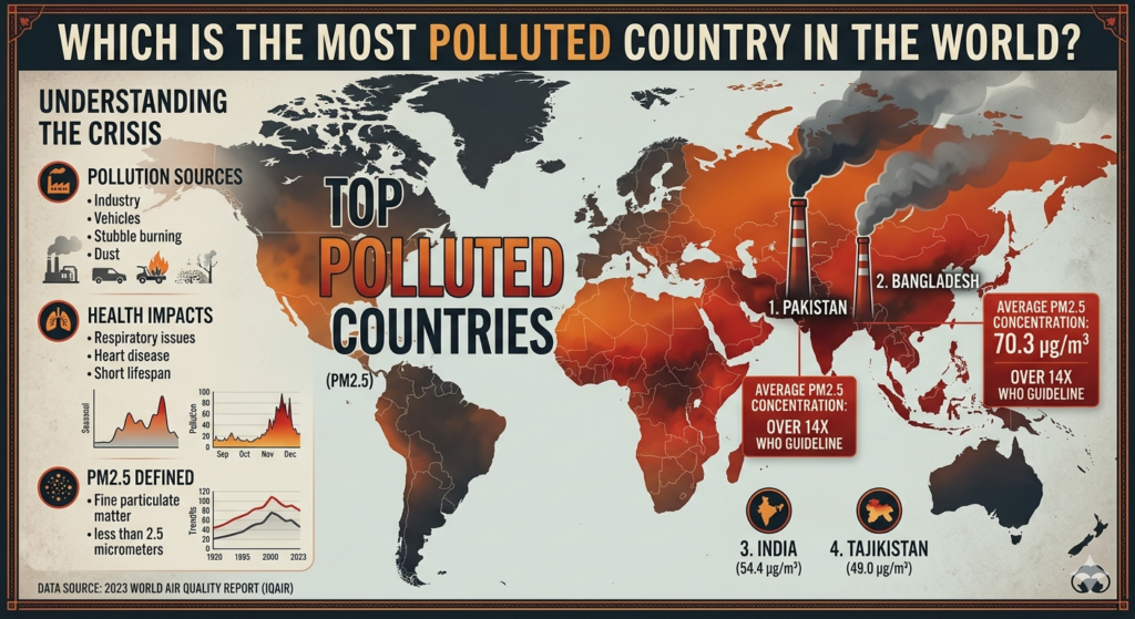 Which is the most polluted country in the world - Realty Hunting Gemini Generated Image uet4x0uet4x0uet4
