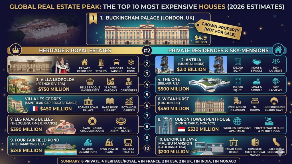Top 10 most expensive house in the world - Realty Hunting Gemini Generated Image vfjtuavfjtuavfjt