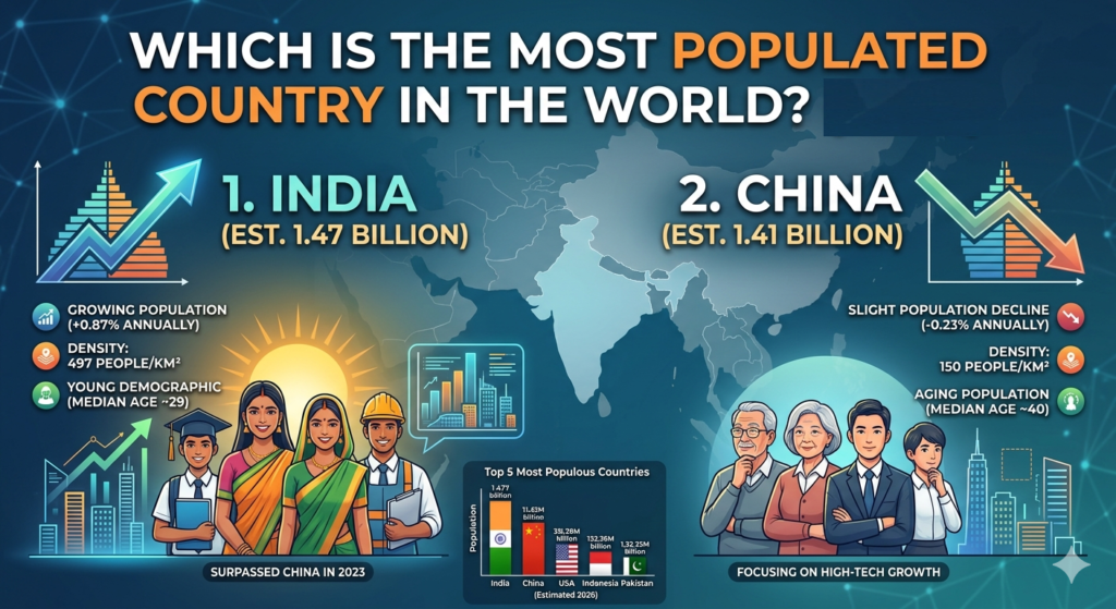 Which is the most populated country in the world