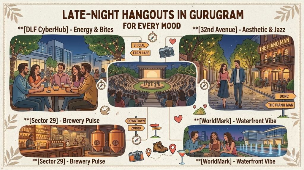 Late-night hangout places in Gurgaon - Realty Hunting Gemini Generated Image x01kt6x01kt6x01k
