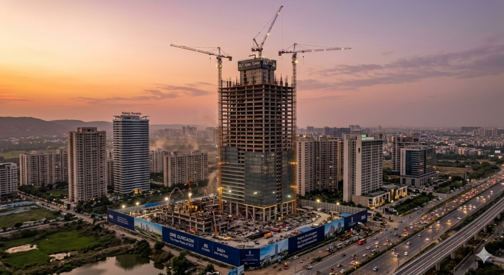 Gurgaon tallest building under construction - Realty Hunting Gemini Generated Image x0wy7yx0wy7yx0wy