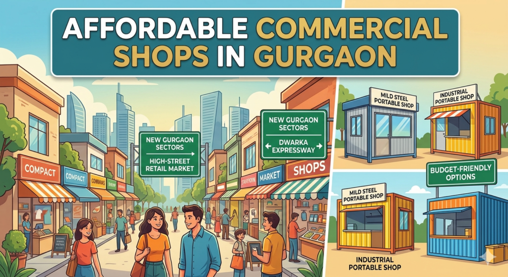 Affordable Commercial shops in Gurgaon - Realty Hunting Gemini Generated Image 2zrb3y2zrb3y2zrb