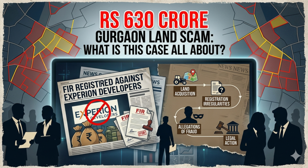 Rs 630 crore Gurgaon Land Scam: What is this case all about? FIR registered against Experion Developers - Realty Hunting Rs 630 crore Gurgaon Land Scam: What is this case all about? FIR registered against Experion Developers