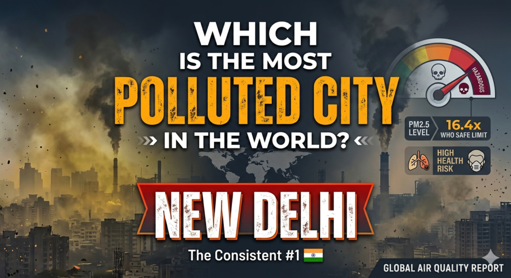 Which is the most polluted city in the world
