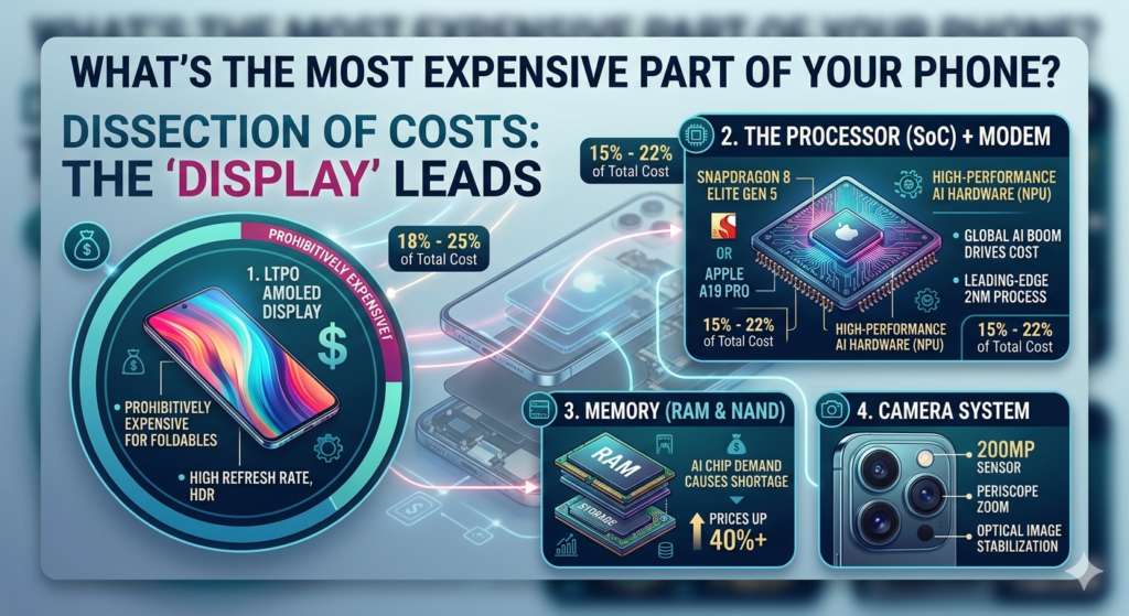 Which part of the phone is most expensive - Realty Hunting Gemini Generated Image biqtp1biqtp1biqt