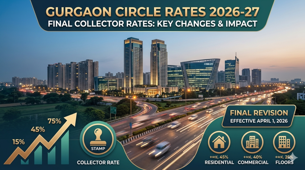 New Circle Rate Gurgaon 2026 27- Final Collector Rate Year 2026-27