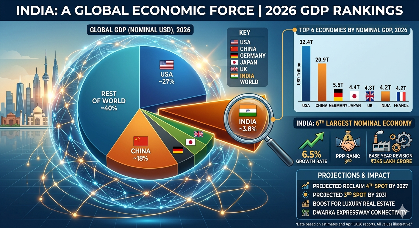 India Economy Ranking 2026 India GDP rank in world 2026