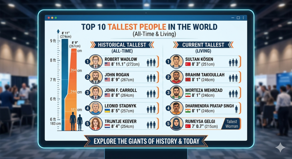 Top 10 Tallest Person in the World