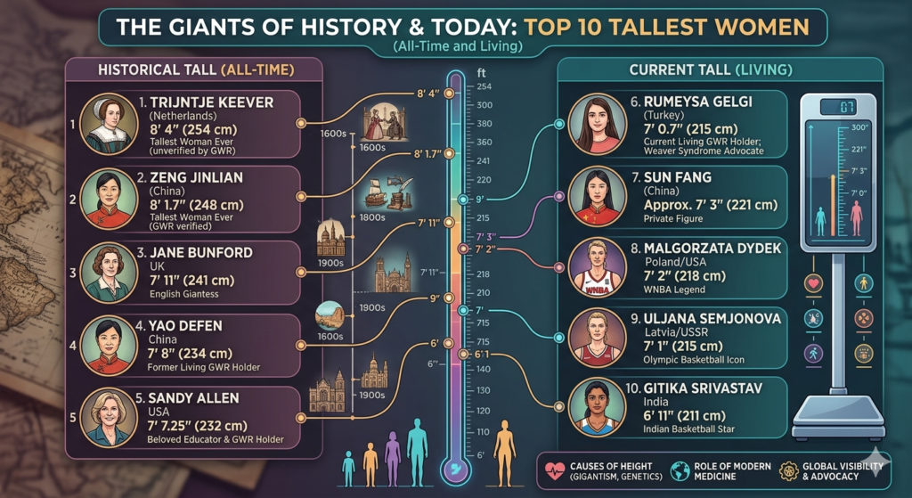 Tallest woman in the world Top 10 tallest woman in the world