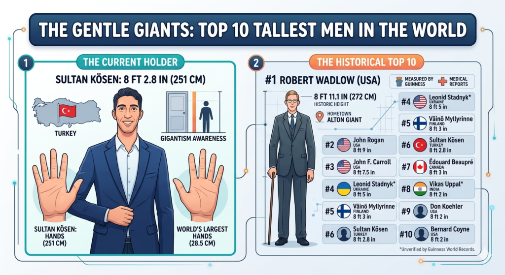 Tallest man in the world Top 10 tallest man in the world