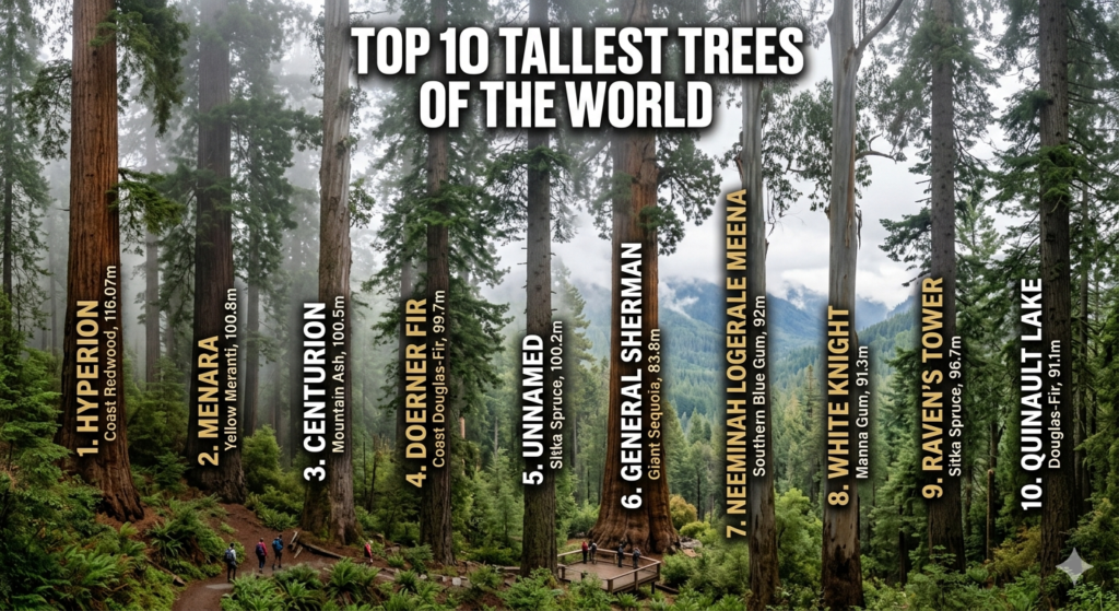 Top 10 tallest trees of the world - Realty Hunting Top 10 tallest trees of the world