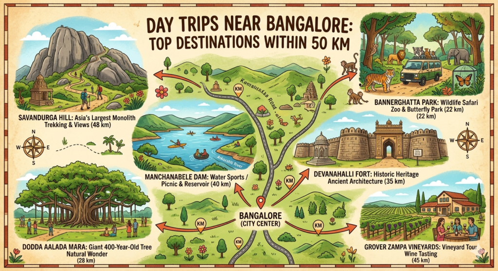 Tourist places near Bangalore within 50 kms - Realty Hunting Tourist places near Bangalore within 50 kms