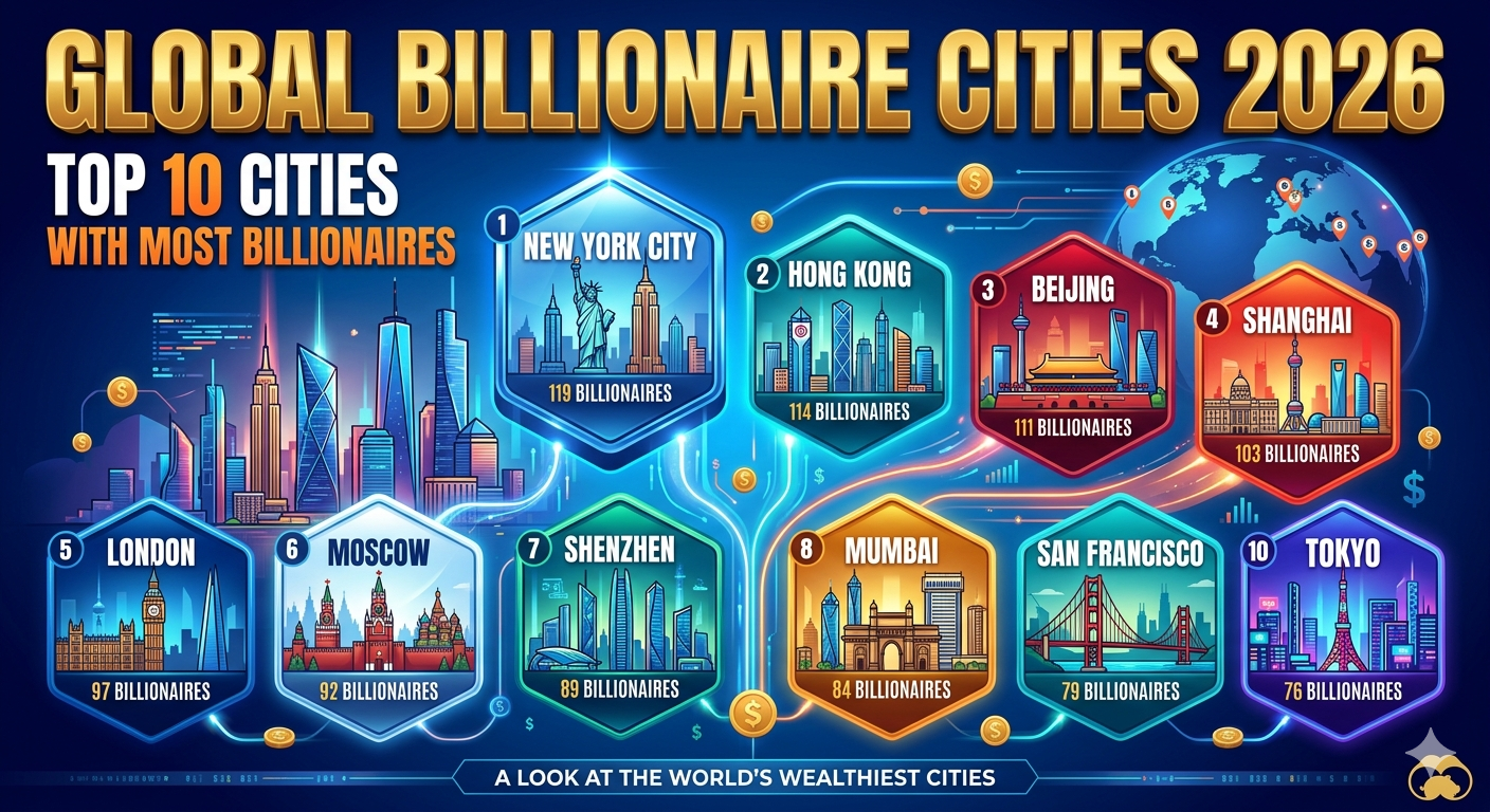 Top 10 cities with most billionaires in the world - Realty Hunting Top 10 cities with most billionaires in the world