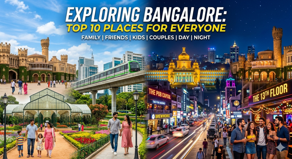 Bangalore places to visit and Top 10 places to visit in Bangalore with family, friends, Kids, couples, day, night - Realty Hunting Bangalore places to visit and Top 10 places to visit in Bangalore with family, friends, Kids, couples, day, night