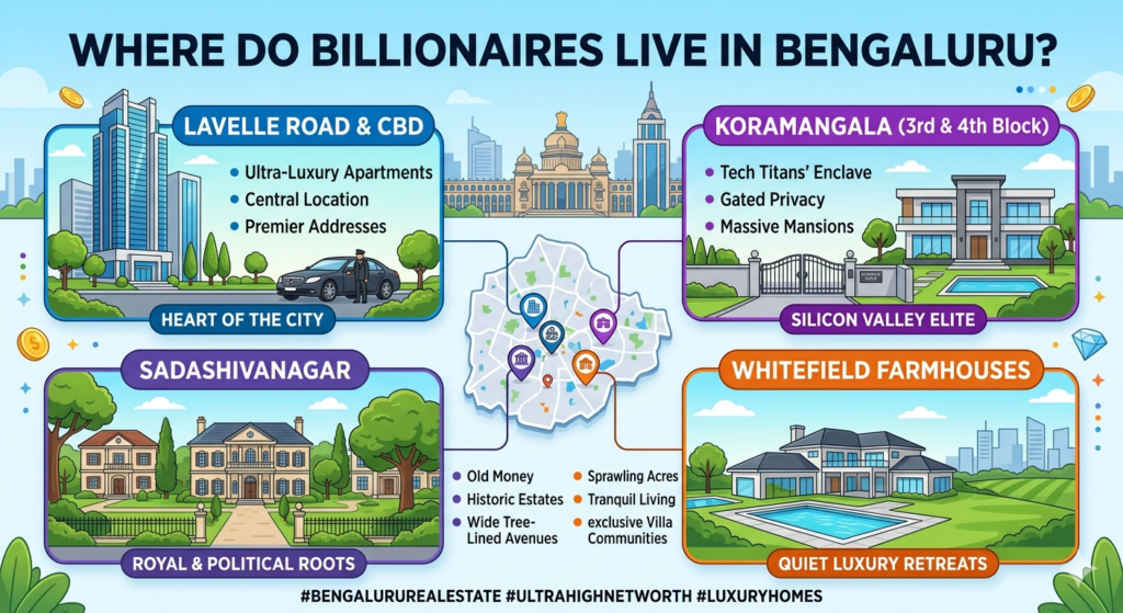 Where do billionaires live in Bangalore - Realty Hunting Where do billionaires live in Bangalore