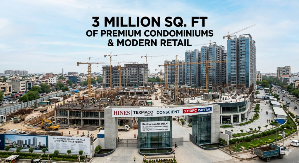 The 100-Year Legacy Reborn: Hines, Texmaco, and Conscient Upcoming Launch Elevate Homes Landmark Luxury Project in Kamla Nagar, Delhi - Realty Hunting The 100-Year Legacy Reborn: Hines, Texmaco, and Conscient Upcoming Launch Elevate Homes Landmark Luxury Project in Kamla Nagar, Delhi