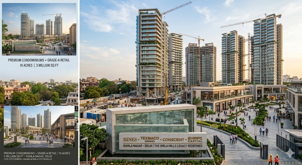 The 100-Year Legacy Reborn: Hines, Texmaco, and Conscient Upcoming Launch Elevate Homes Landmark Luxury Project in Kamla Nagar, Delhi - Realty Hunting The 100-Year Legacy Reborn: Hines, Texmaco, and Conscient Upcoming Launch Elevate Homes Landmark Luxury Project in Kamla Nagar, Delhi