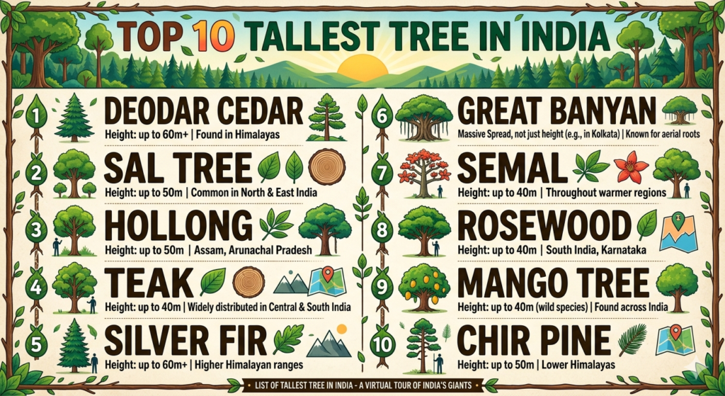 Tallest tree in India - Top 10 Tallest tree in India - List of Tallest tree in India - Realty Hunting Tallest tree in India - Top 10 Tallest tree in India - List of Tallest tree in India