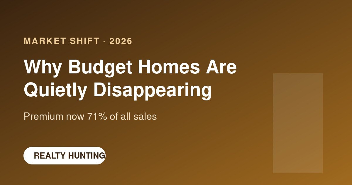 Why Budget Homes Are Quietly Disappearing in 2026