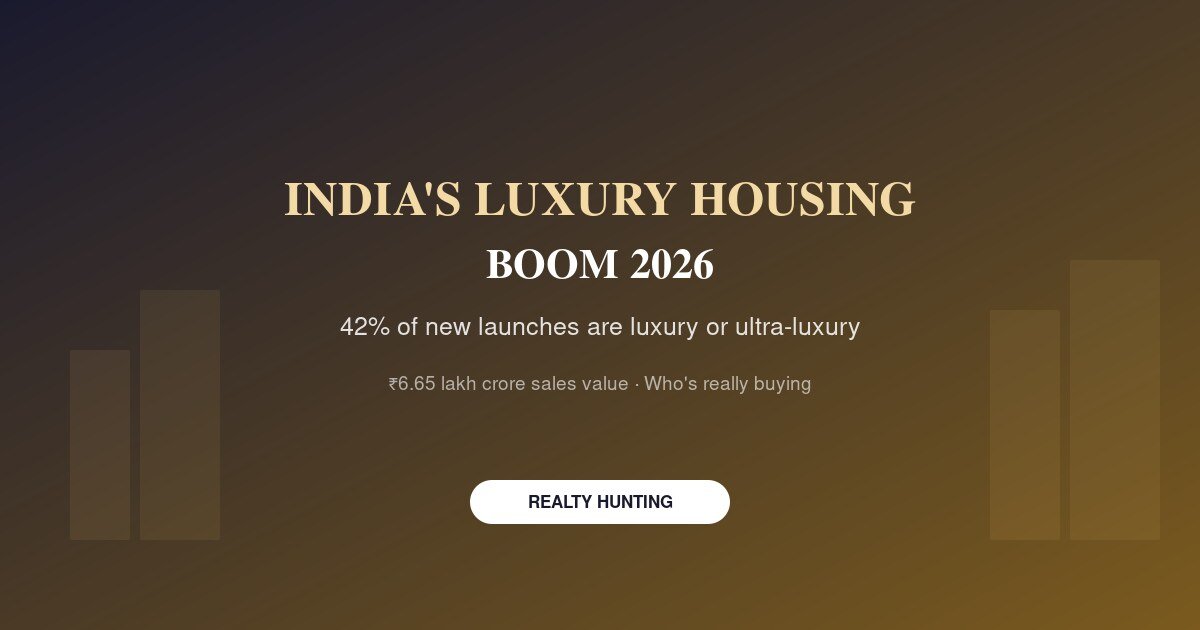 India's Luxury Housing Boom in 2026: Who's Actually Buying ₹4 Crore+ Homes