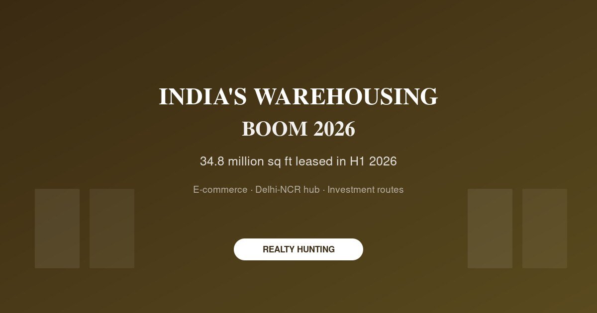 India's Warehousing Boom 2026: Why E-Commerce Is Reshaping Industrial Real Estate