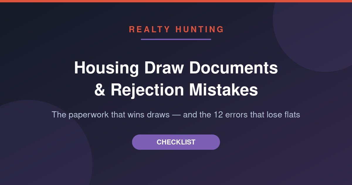 Affordable Housing Draw Documents and the 12 Mistakes That Get Applications Rejected