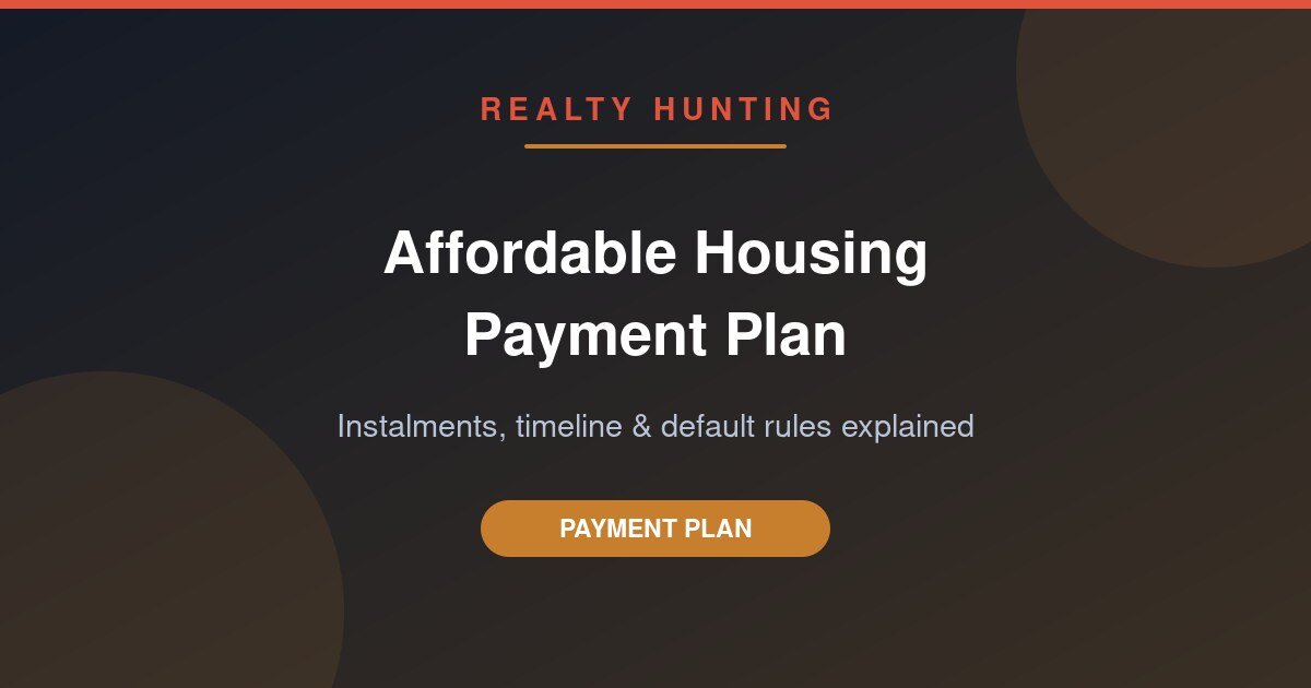 Affordable Housing Gurgaon Payment Plan: Instalments, Timeline and Default Rules Explained