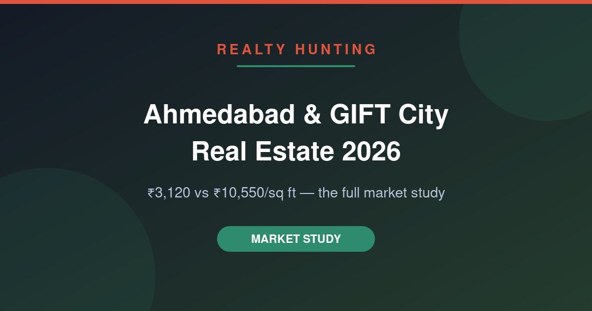 Ahmedabad and GIFT City Real Estate 2026: Prices, the 101% Story and an Honest Market Study